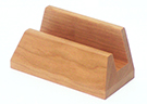 BF Woods Slant Edge Card Holder- Cherry